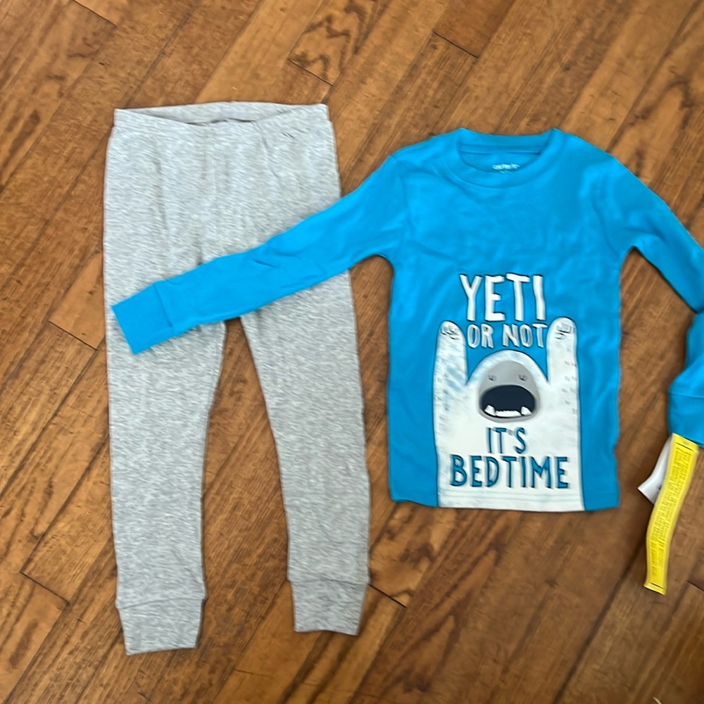 Carter’s Pajama Pants Set 3t/3A “Yeti or not it’s Bedtime”